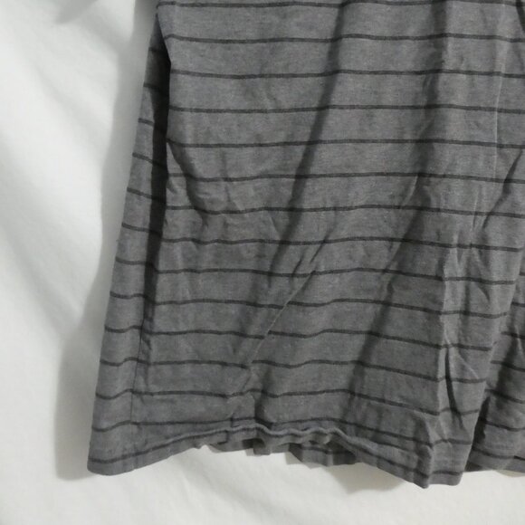 MEXX | xl - extra large | Men's Striped Grey Polo Short Sleeve Shirt - Picture 6 of 15
